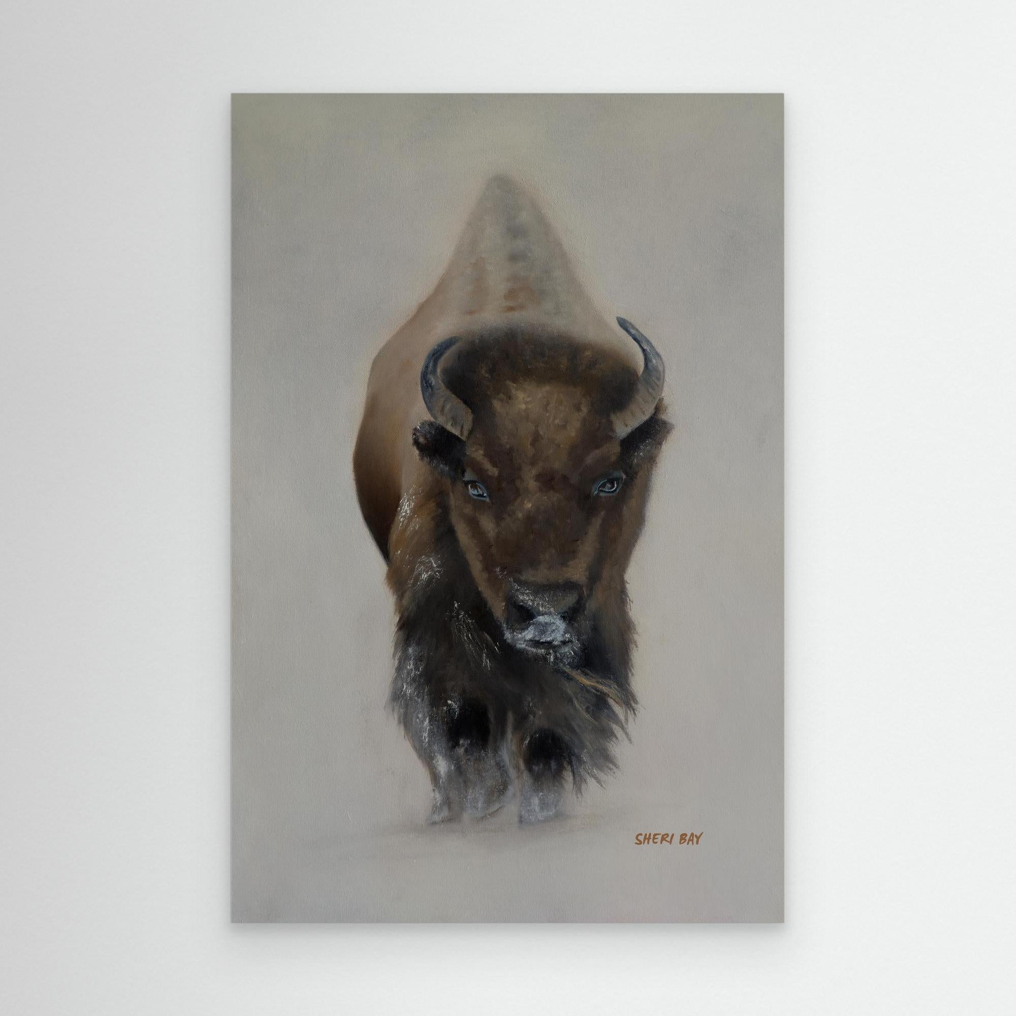 Lone Bison bronzesig