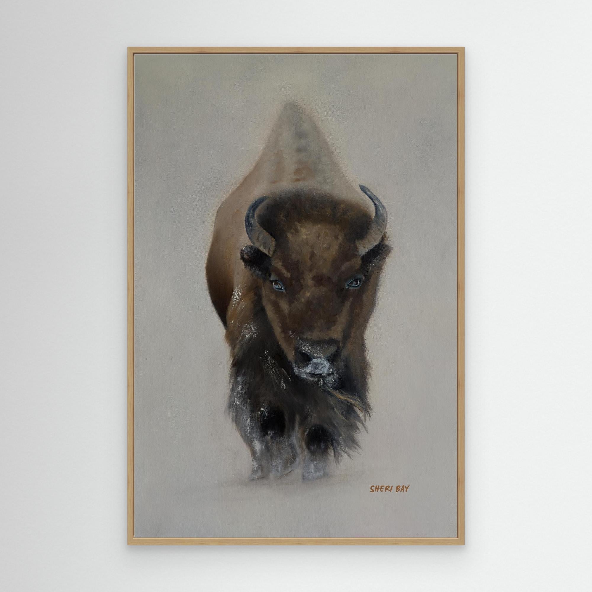 Lone Bison bronzesig